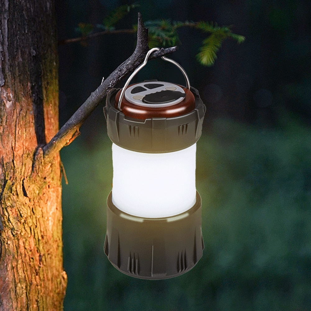 Cheap Goat Tents Multifunction LED Emergency Lights USB Rechargeable Portable Tent Lamp Waterproof Camping Light with Magnet Base for Outdoor   